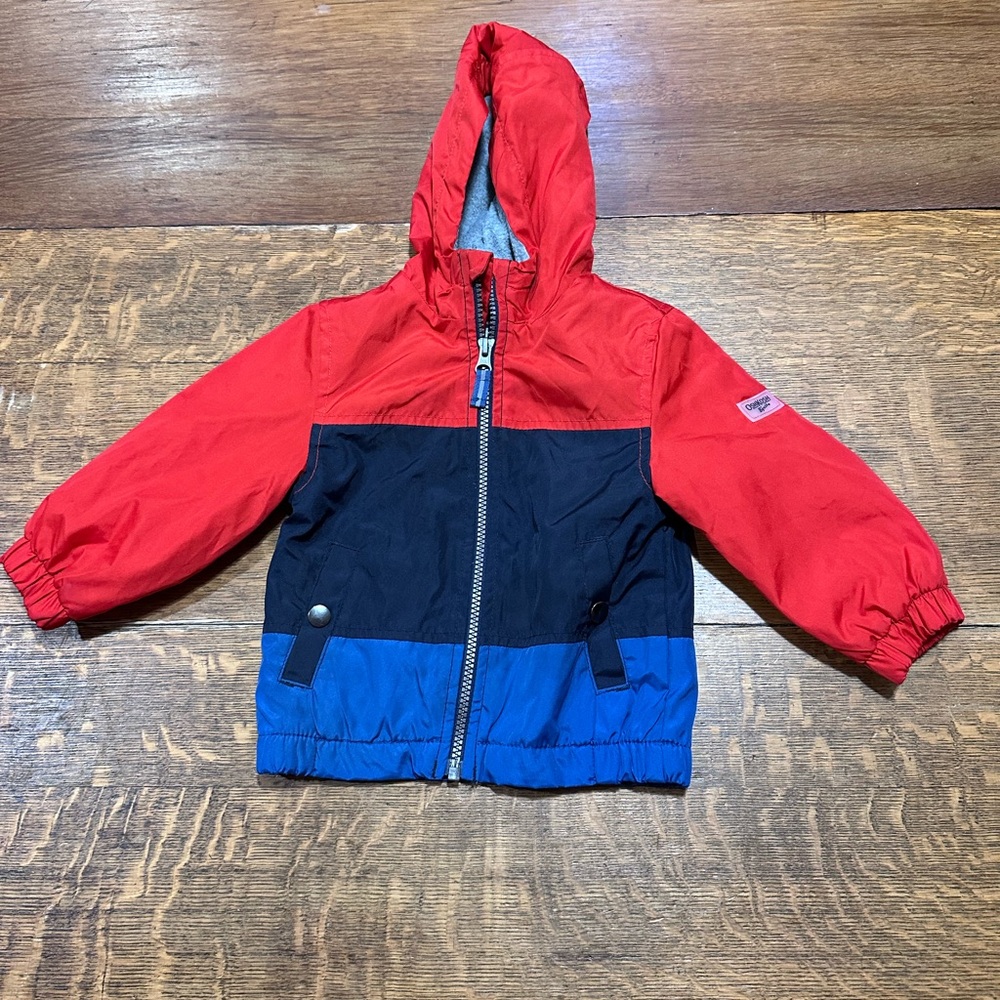 Oshkosh Bgosh boys fall fleece lined jacket‎ sz 12 month